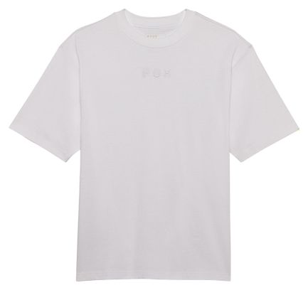 T-Shirt Manches Courtes Fox Wordmark Blanc