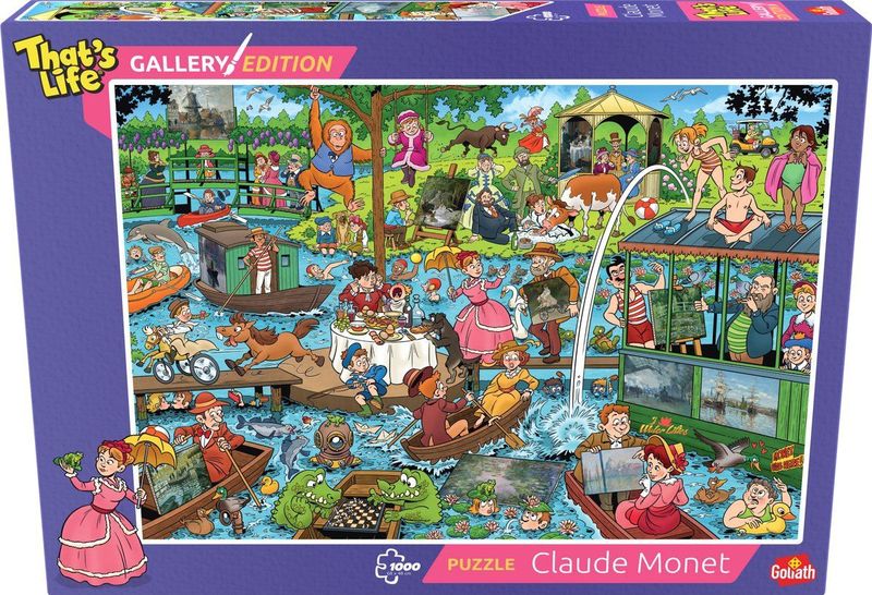 Goliath - That's Life Gallery Edition - Legpuzzel - Claude Monet - 1000 Puzzelstukjes - 68x48cm