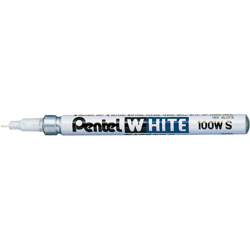 Pentel Lackmarker White X100WS, weiss