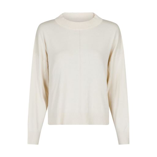 Neo Noir Binni Solid Striktrøje, Creme, 40
