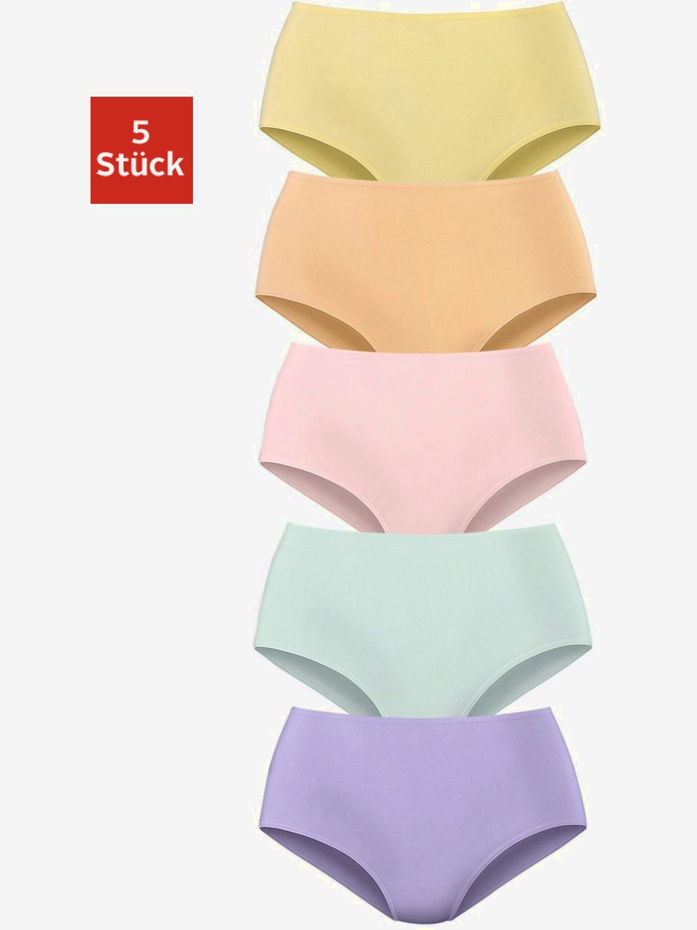 Slips lot de 5 panties pratique