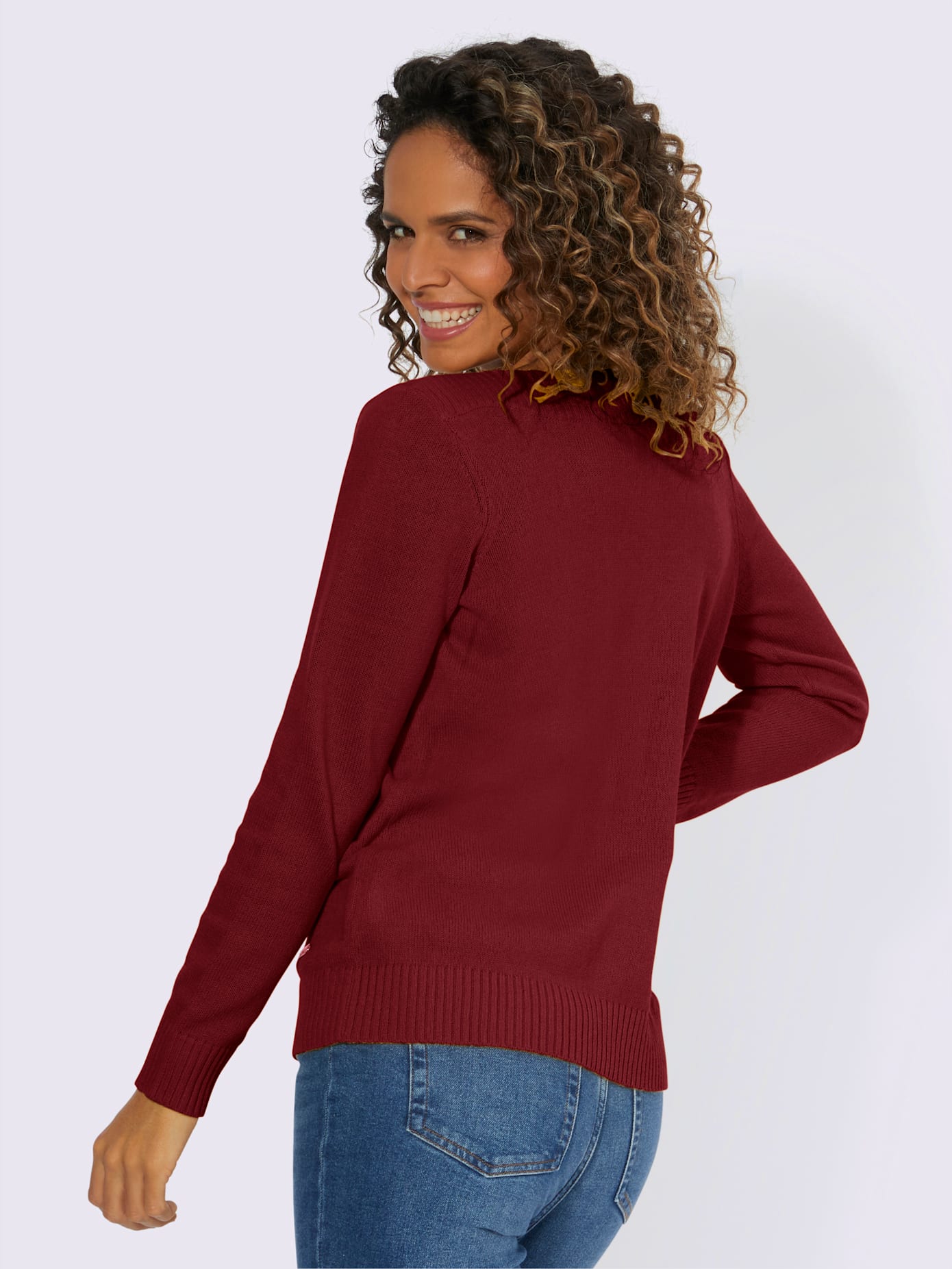 Pull à manches longues qualité coton doux sur la peau