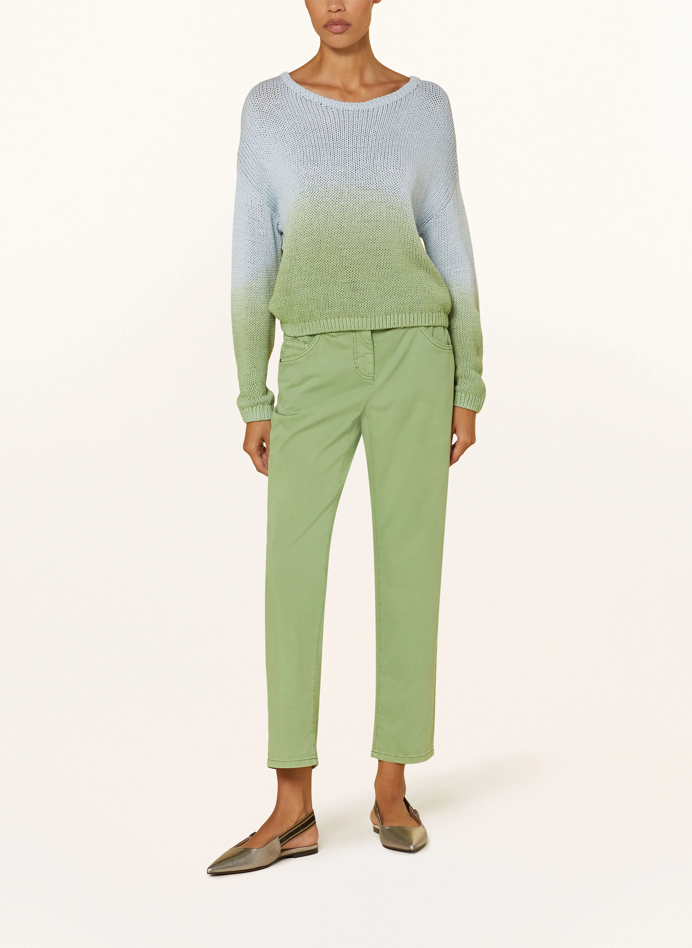 LUISA CERANO Pullover mit Leinen