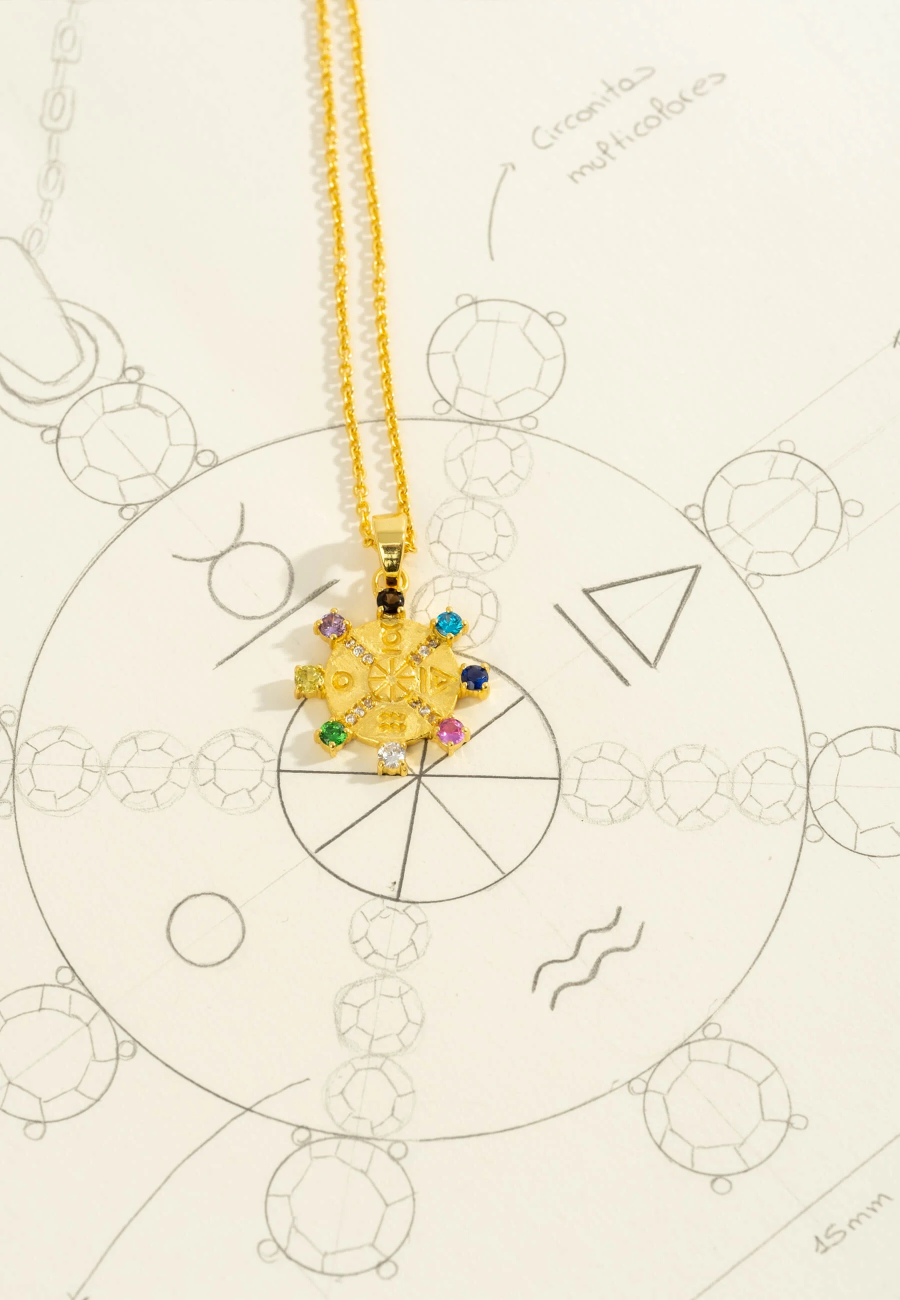 FORTUNE WHEEL - Collier | Multicolore