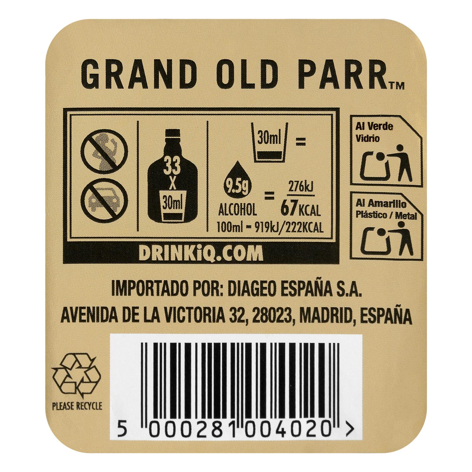 Grand Old Parr 12 ans d'âge