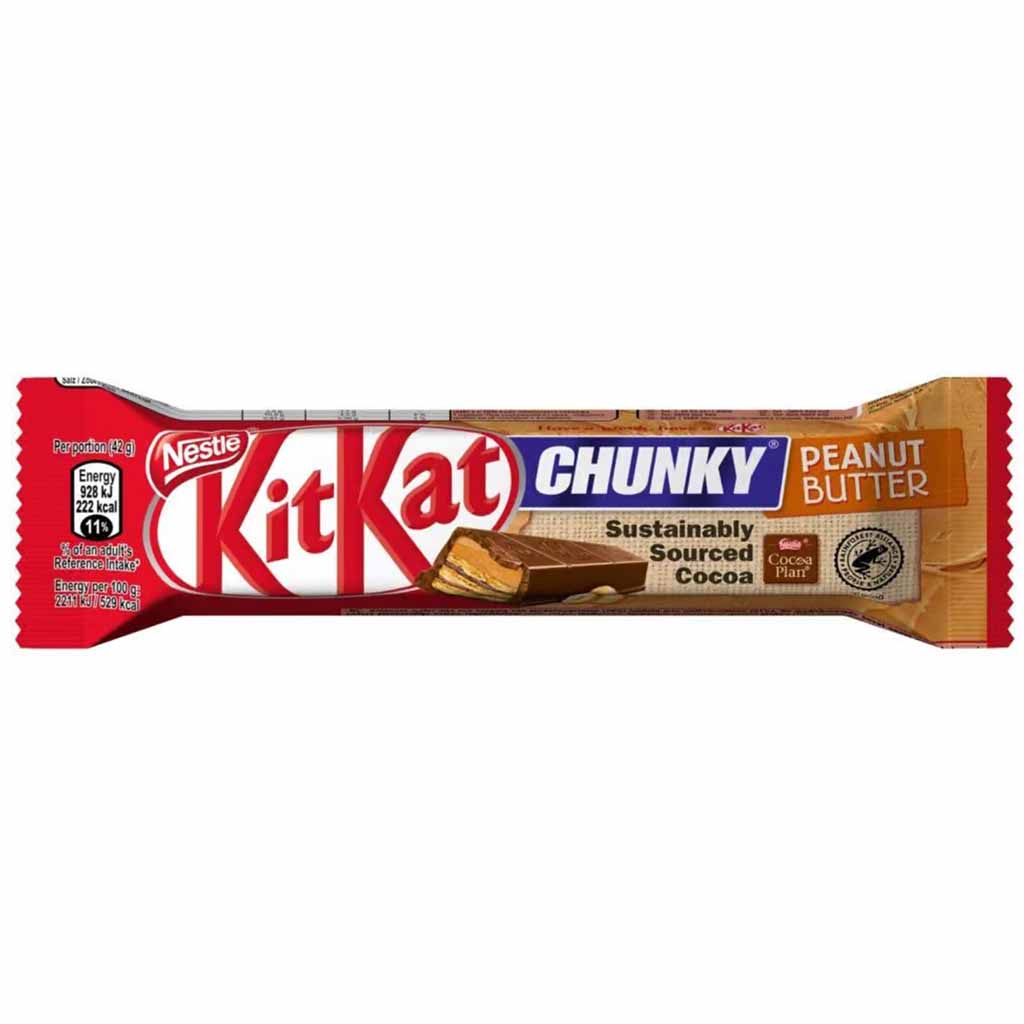 KitKat ChunKy Peanut Butter 24x 42g=1008g MHD:30.9.25