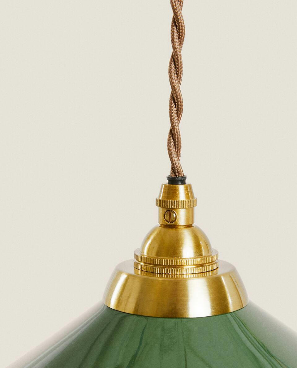 LUMINÁRIA DE TETO DE CERÂMICA