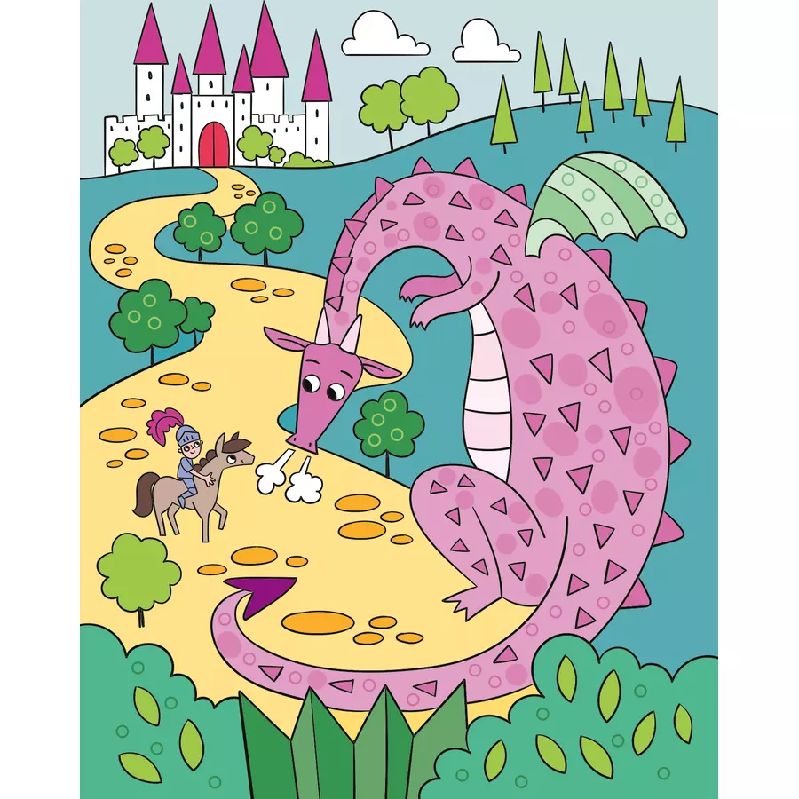 arsEdition Mein Diamant-Stickerheft – Drachen