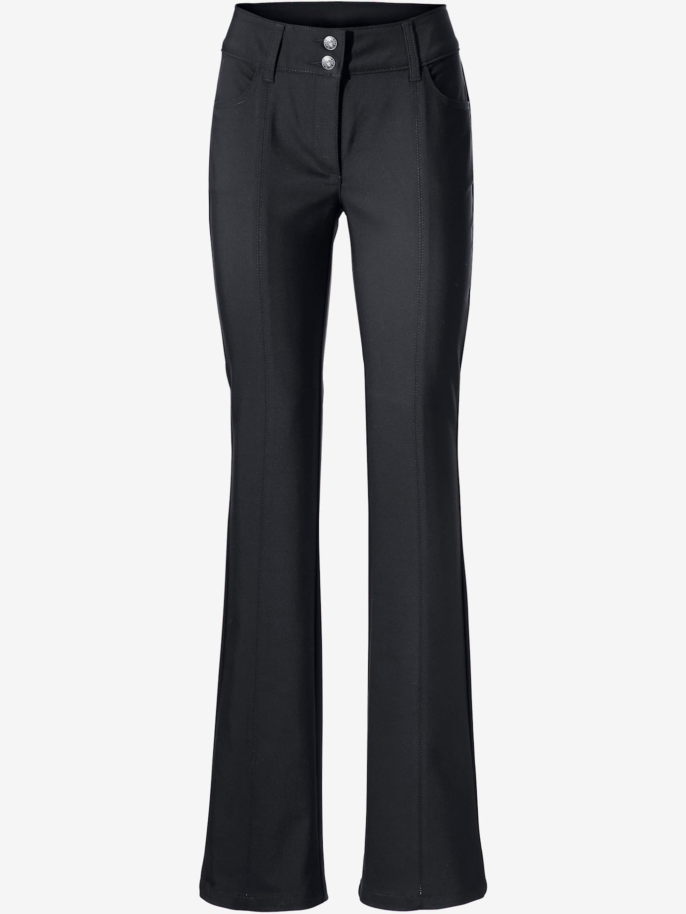Pantalon effet ventre plat coupe bootcut tendance
