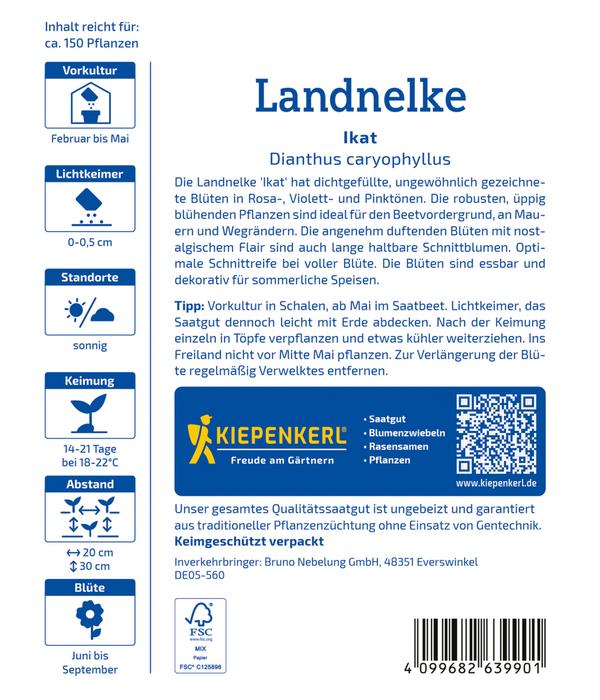 Landnelke Ikat, Saatgut von Kiepenkerl