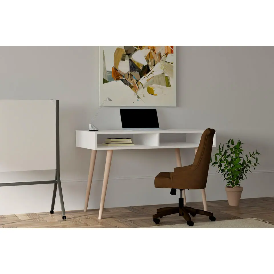 Emob Studiebureau met 2 verdiepingen - Creatieve Werkruimte - Wit