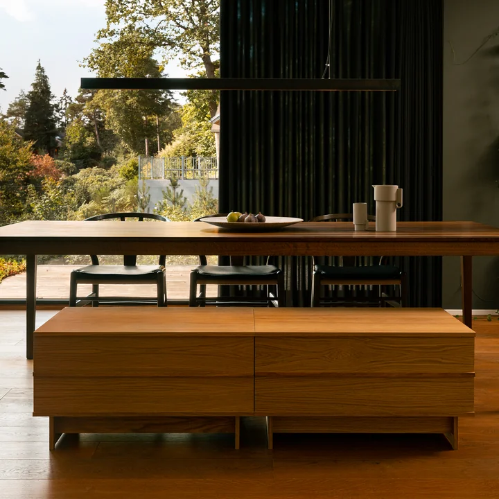 We Do Wood - Correlations Bench 100 x 35 cm, Eiche natur