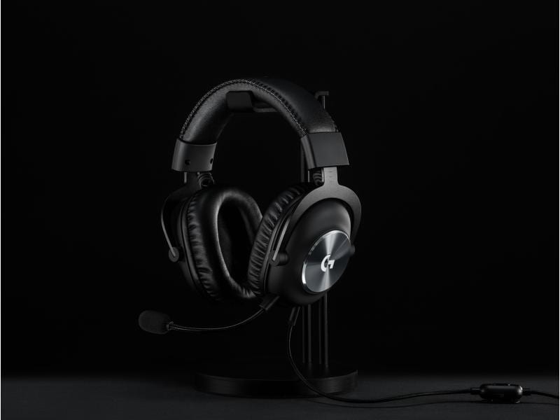 Logitech Headset G PRO X Gaming 7.1 Surround Schwarz Komfortables Over-Ear-Headset mit Surround-Sound