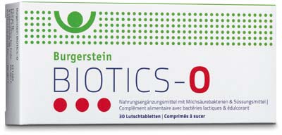 BURGERSTEIN Biotics-O<br>30 Stück, Blister, Tablette