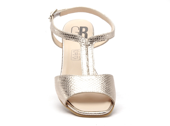 Gr nu pieds talons femme bifor or