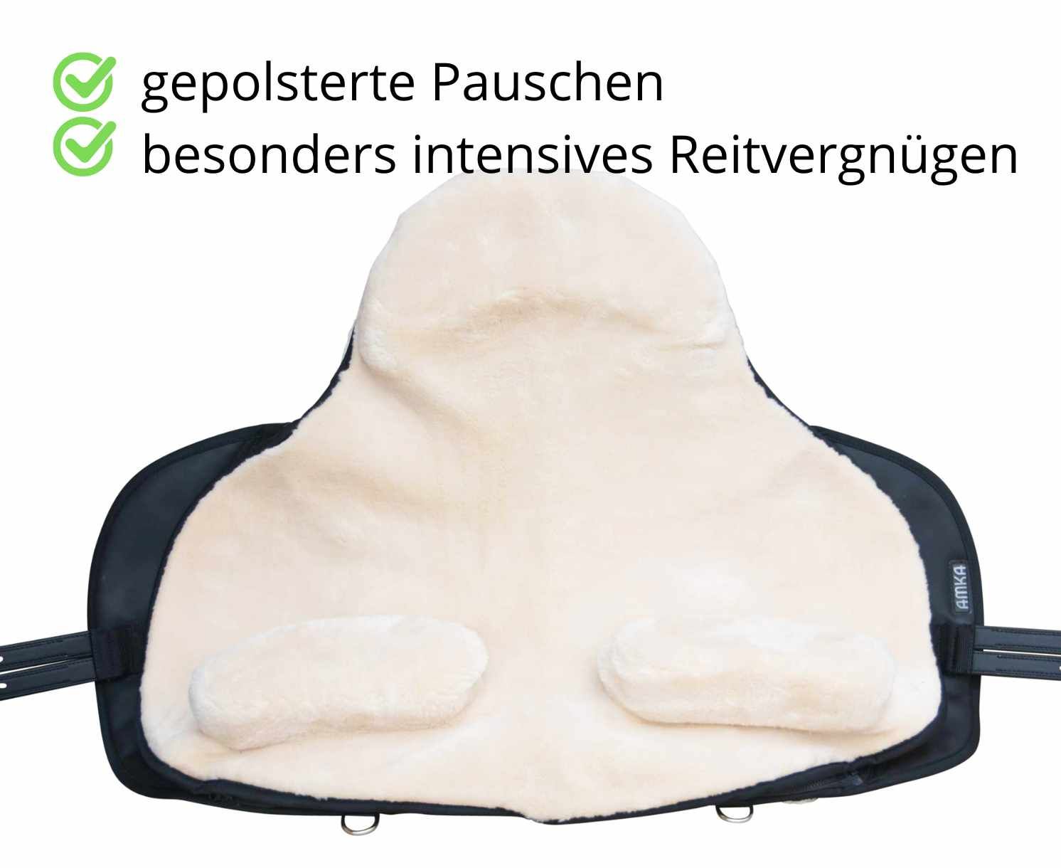 AMKA synthetischer Fellsattel ALINA