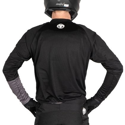 Maillot cross Ovix DRIBBLER BLACK/GREY 2022 - Noir / Gris