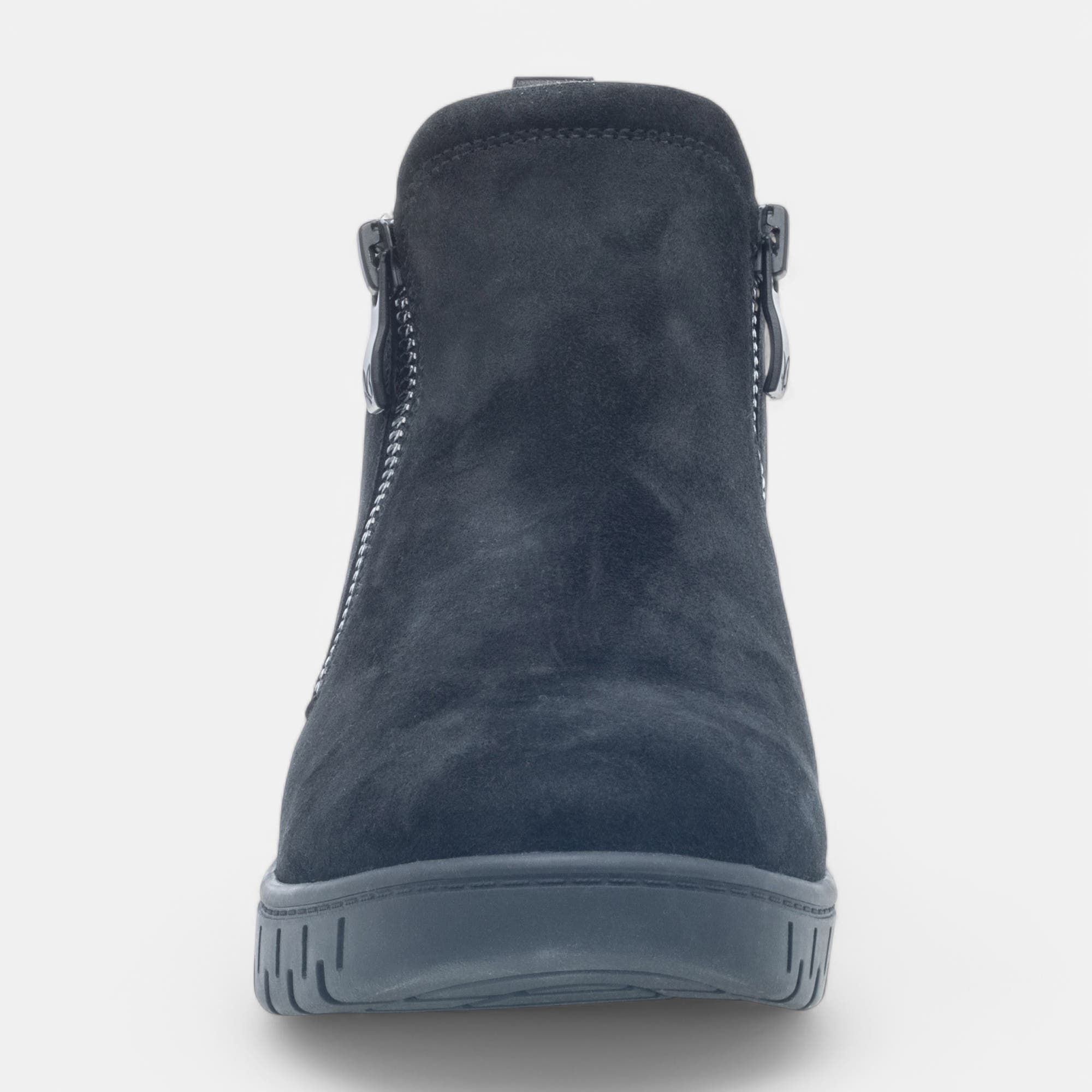 Baskets hautes Femme en cuir noir