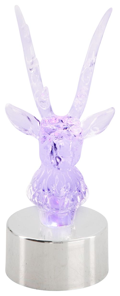 ampoule LED 9,5 cm, renne, couleur changeante
