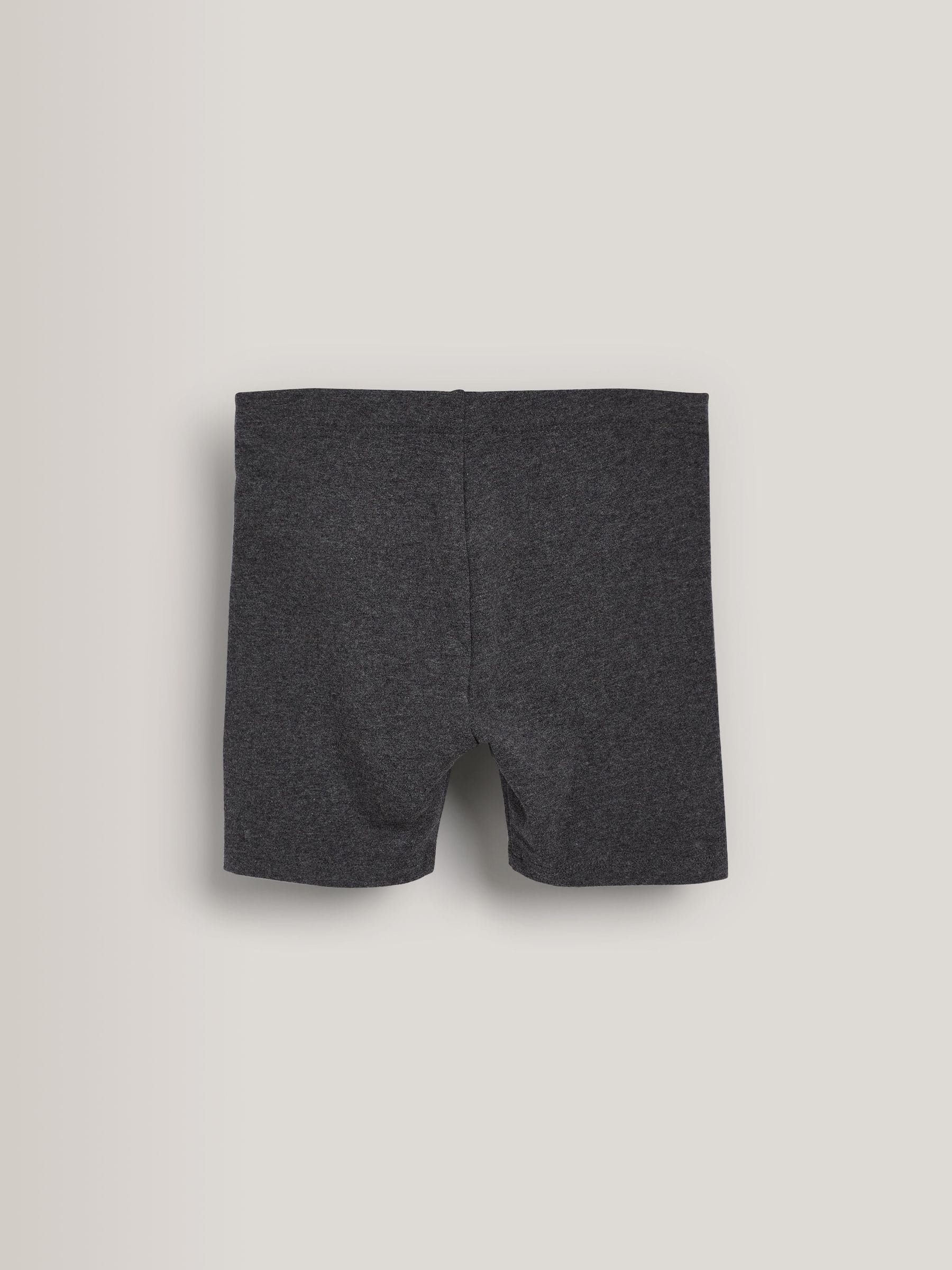 Zwart/grijs gemêleerd - Set van 2 fietsshorts (3 - 16 jr)