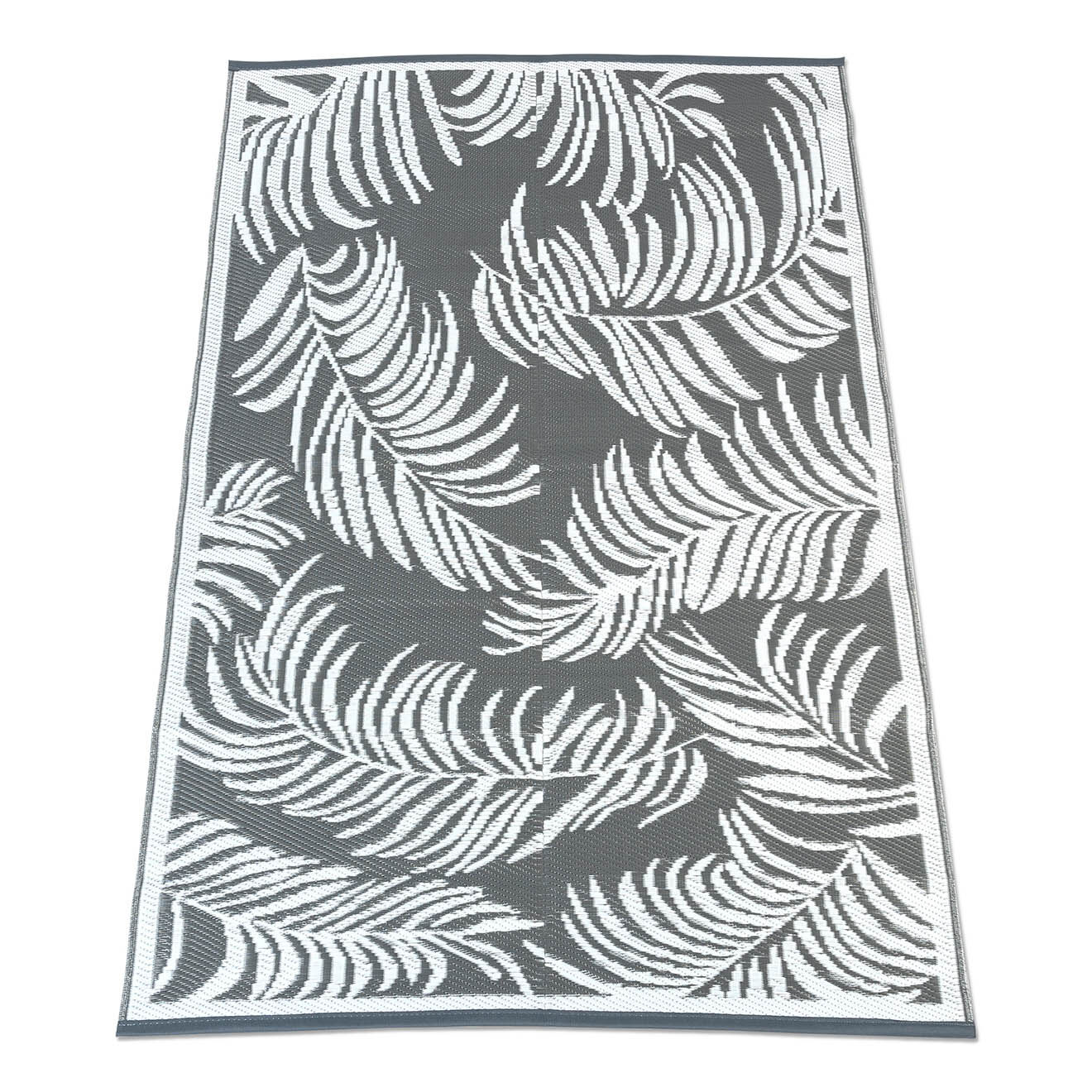 Pratik Garden Tapis extérieur hawai gris - 160x240 cm