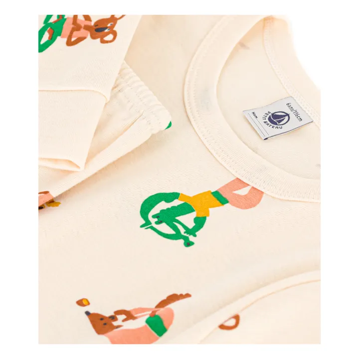 Petit Bateau Ensemble Pyjama Gymnastes | Beige