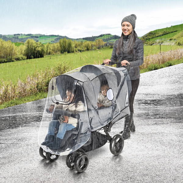 reerreer   Regenverdeck Geschwisterwagen