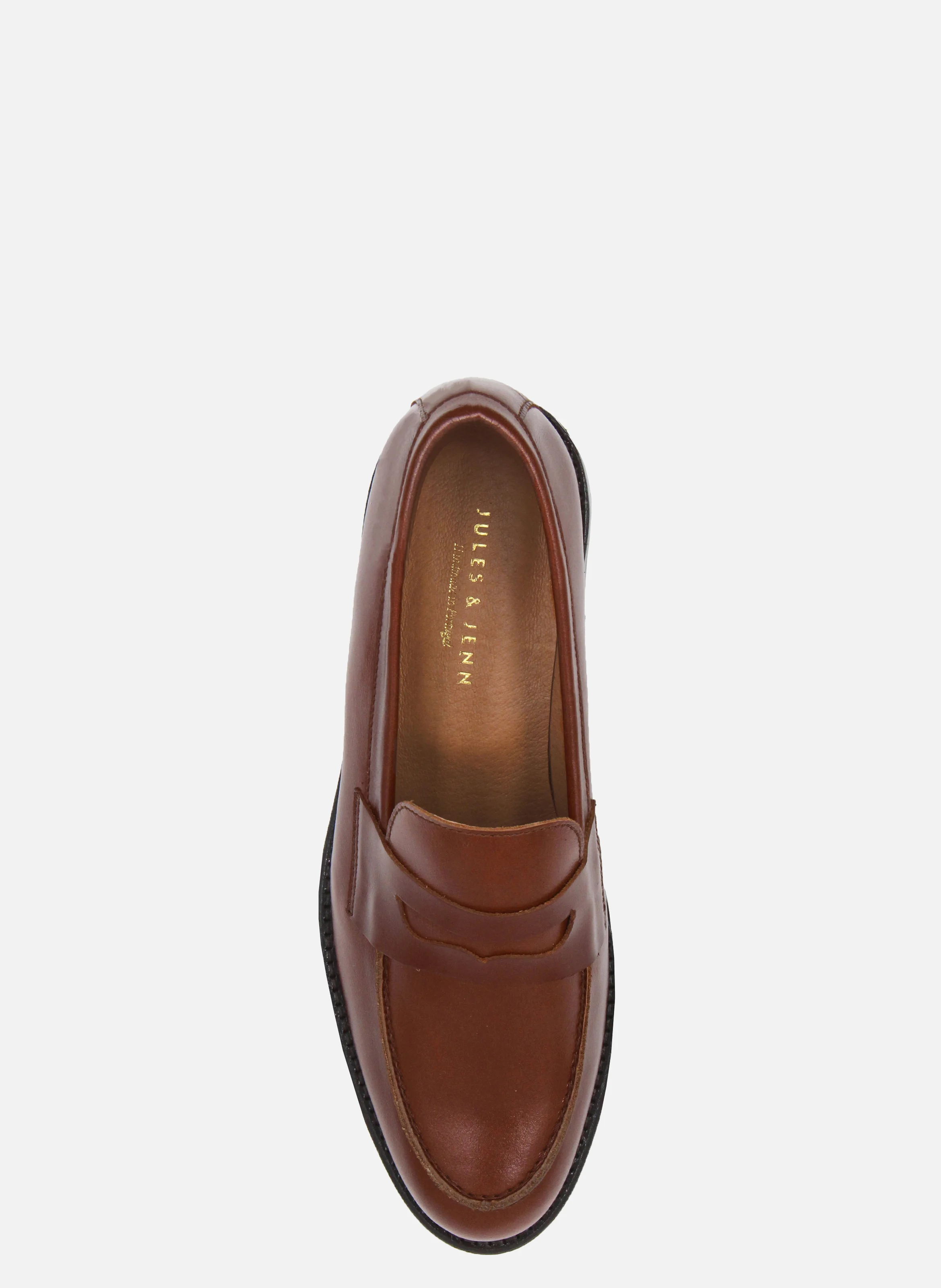 Mocassins cuir lisse | Marron