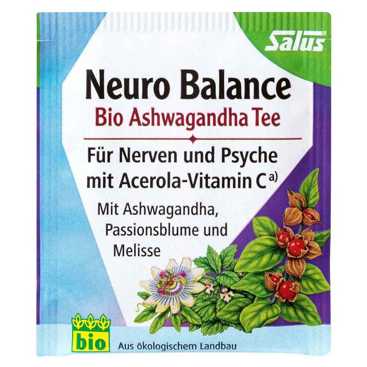 Neuro Balance Bio Ashwagandha Tee Salus Filterbeutel , 15 St