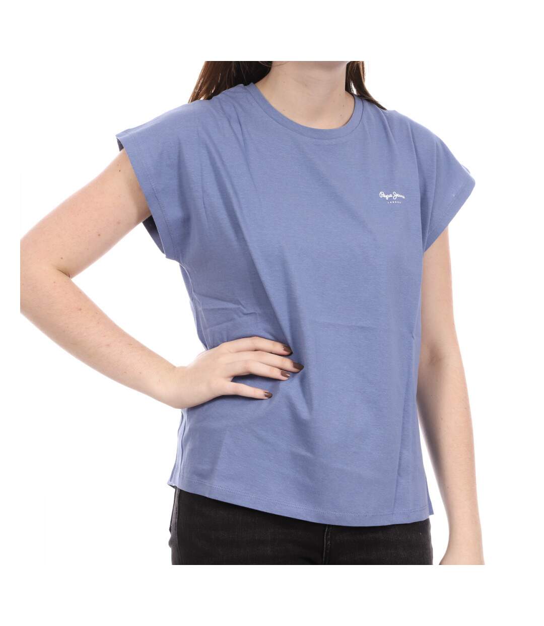 T-shirt Mauve Femme Pepe Jeans Bloom