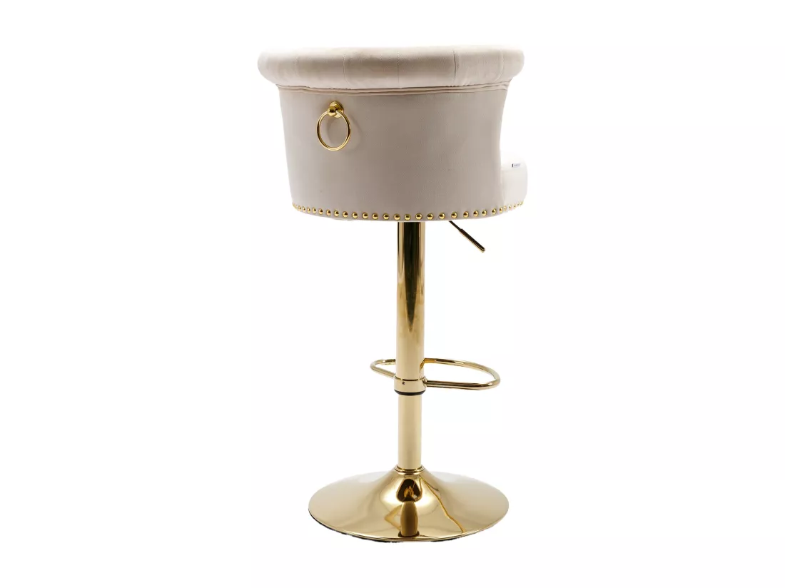 Tabourets de bar pivotants, chaises de comptoir réglables, avec repose-pieds pour la cuisine, la salle à manger,,2PC-SET