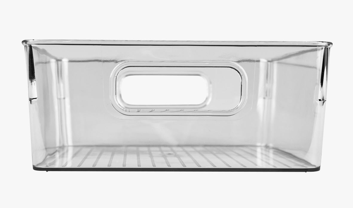 Oppbevaringsboks transparent - 20x27,5x8,5 cm