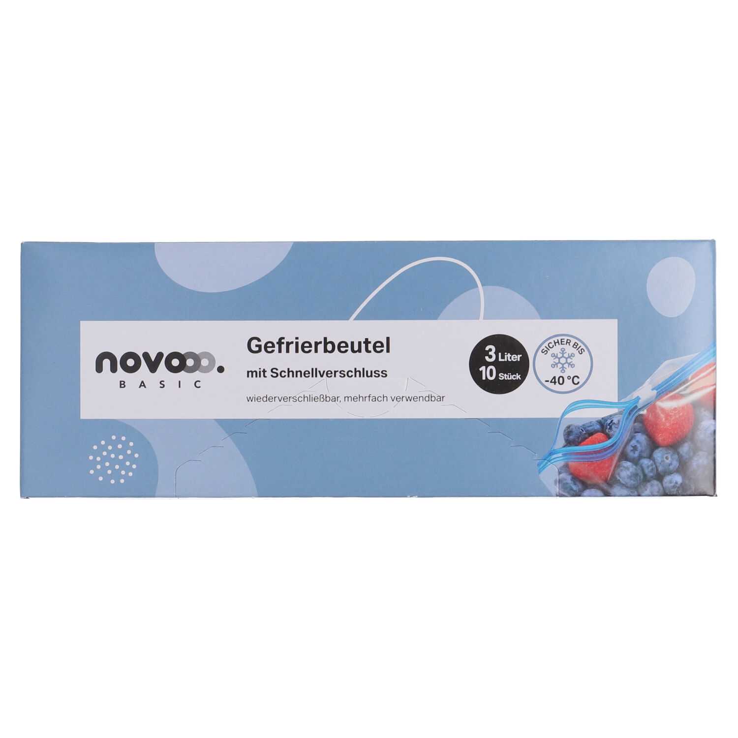 Gefrierbeutel 3ltr. 10St. mit Schnellverschluß