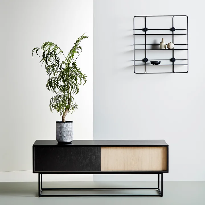 Woud - Virka Sideboard low, Eiche geseift