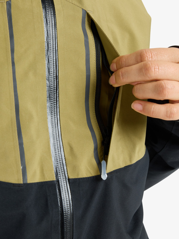 GORE-TEX® Stretch Purelines Veste de snow technique Beige Femme