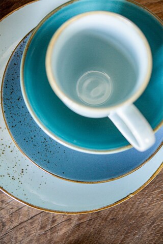 CreaTable Kombiservice NATURE COLLECTION AQUA 16-teilig blau