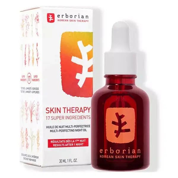 Óleo Noturno Multi-Aperfeiçoador Erborian Skin Therapy 30ml