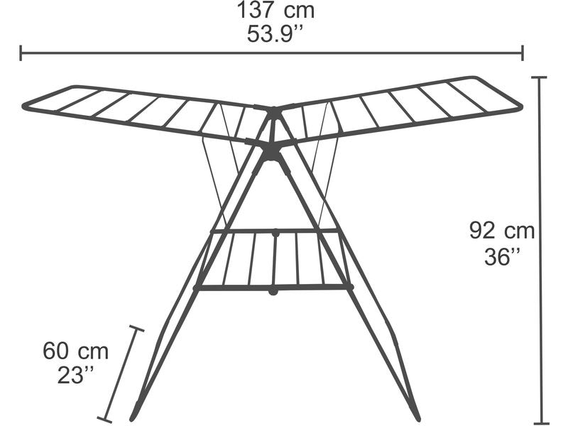 MSV Standtrockner Grand Tetras 18 m Wäscheständer