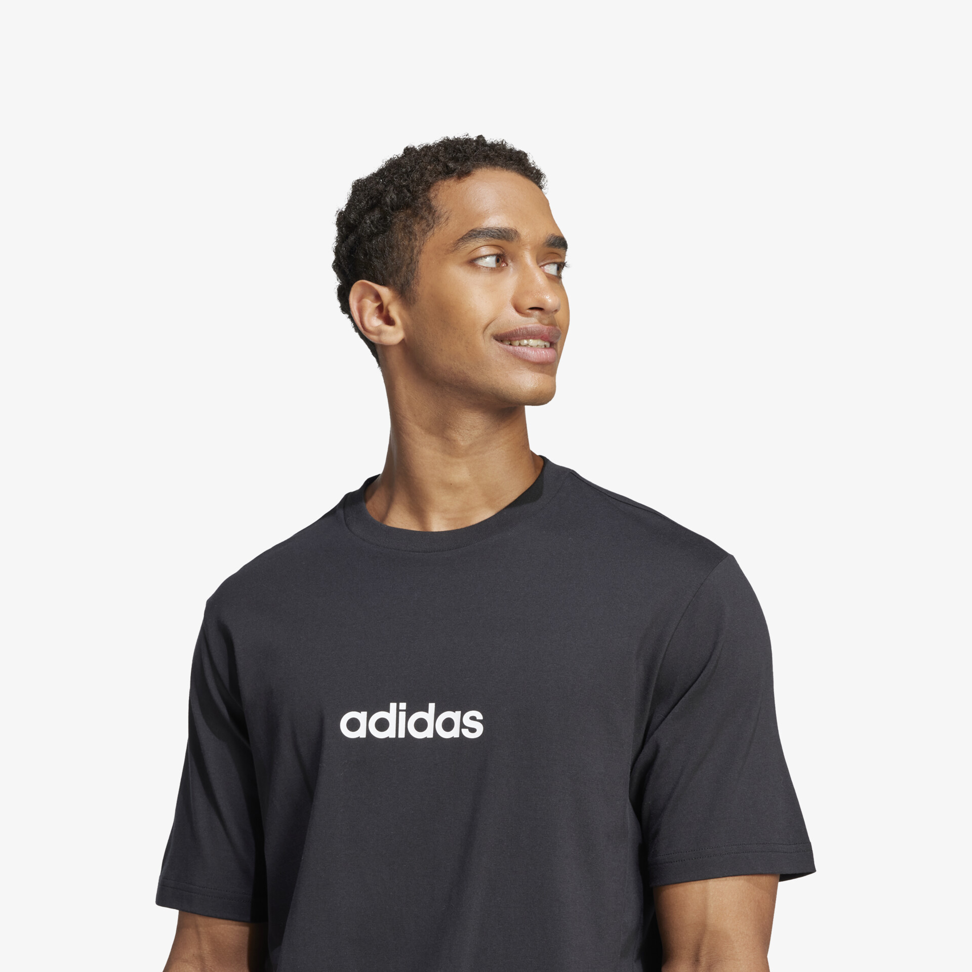 adidas Essentials Linear Single Jersey Herren T-Shirt