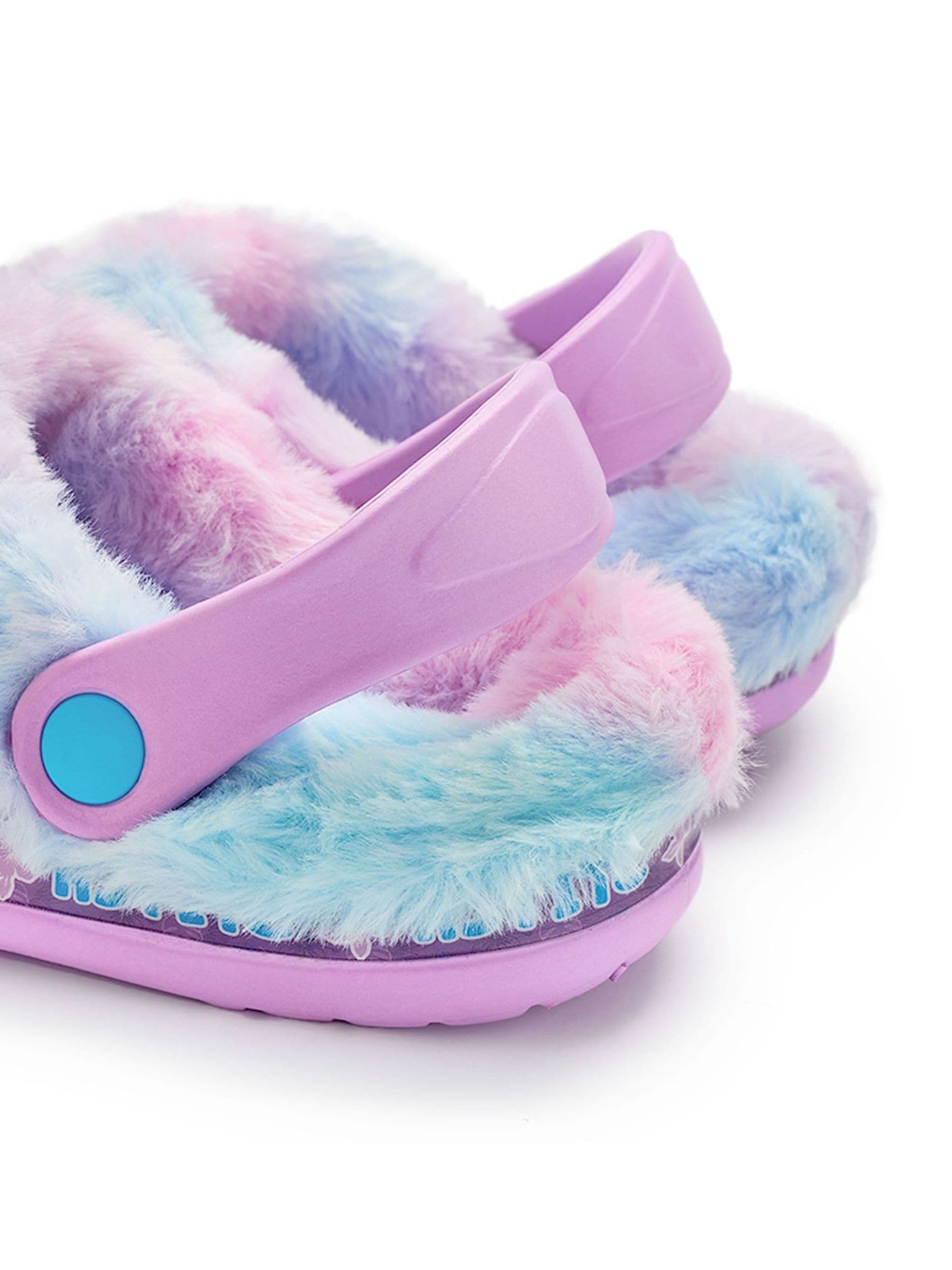 Vanilla Underground Disney Stitch klompen met voering van imitatiebont voor meisjes