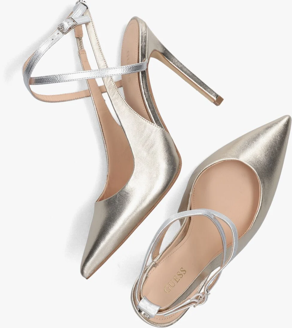 GUESS gouden guess sandalen amazie