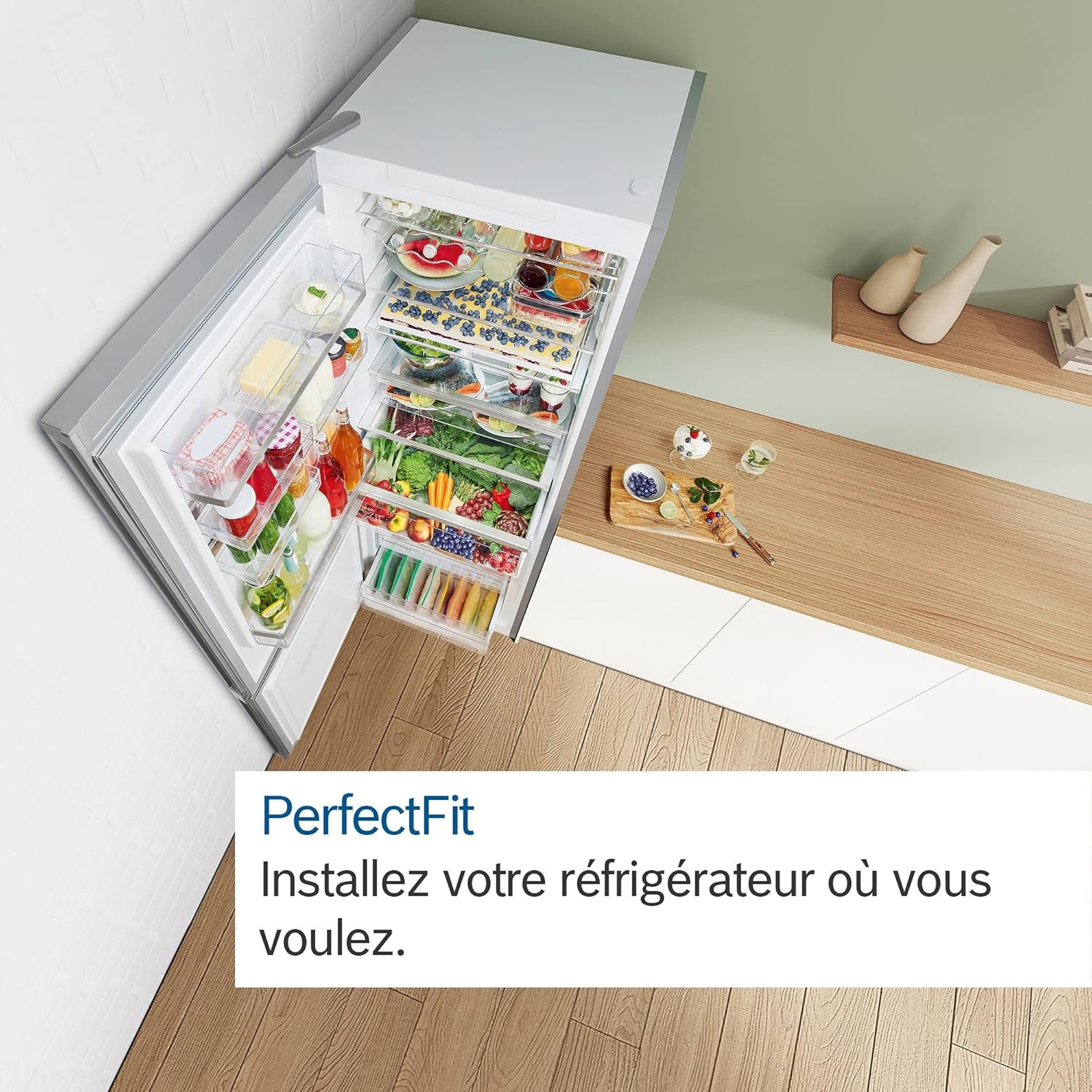 Bosch KGN33NLEB Serie 2 Kühl-Gefrier-Kombination, 176 x 60 cm, 192 L Kühlen & 87 L Gefrieren, NoFrost nie wieder abtauen, LED-Beleuchtung gleichmäßige Ausleuchtung