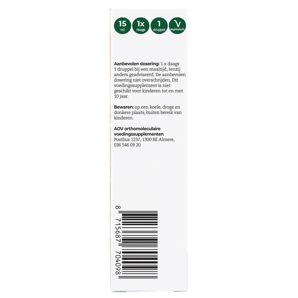 AOV 409 Vitamine D3 druppels15 ml