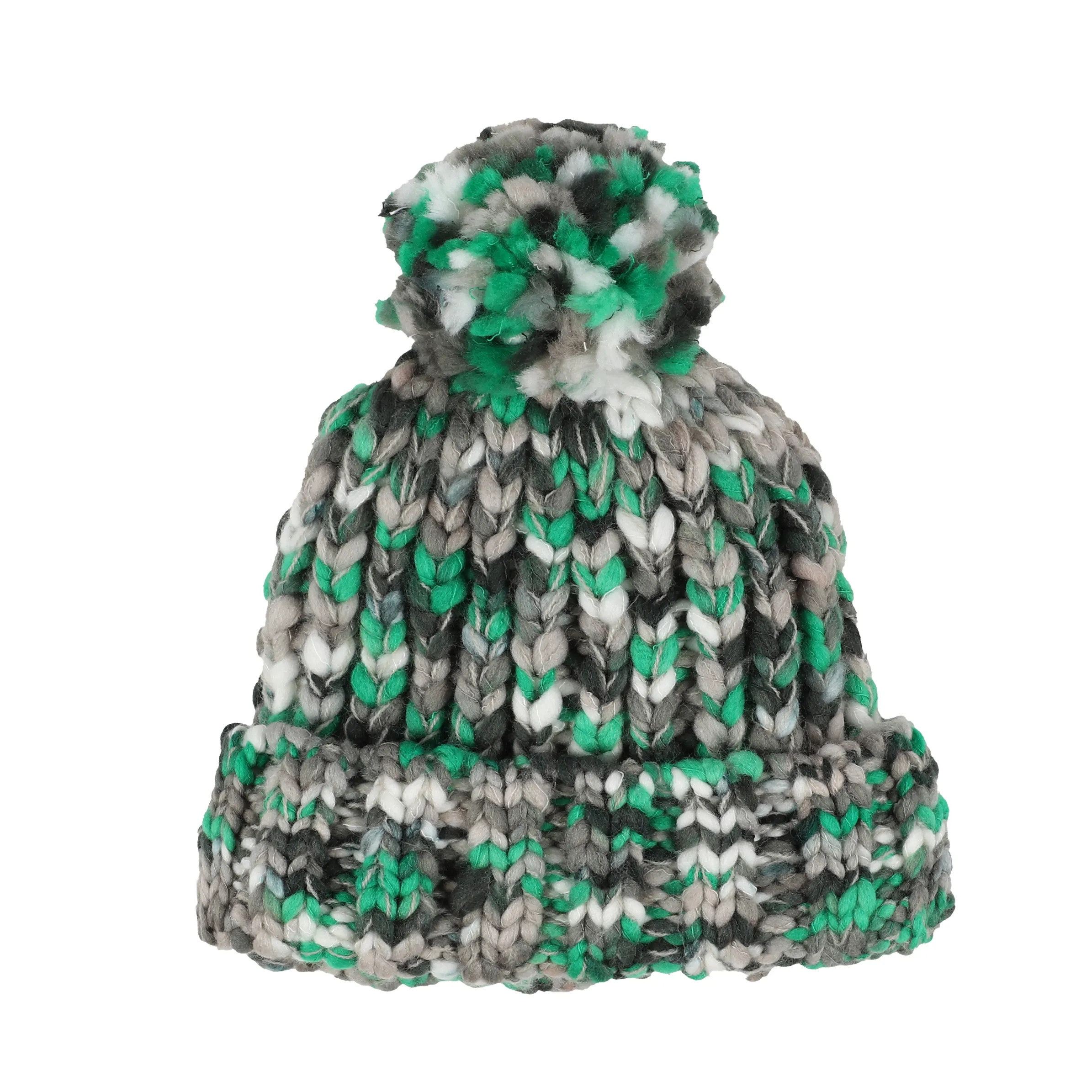 Damen Mütze mit Bommel