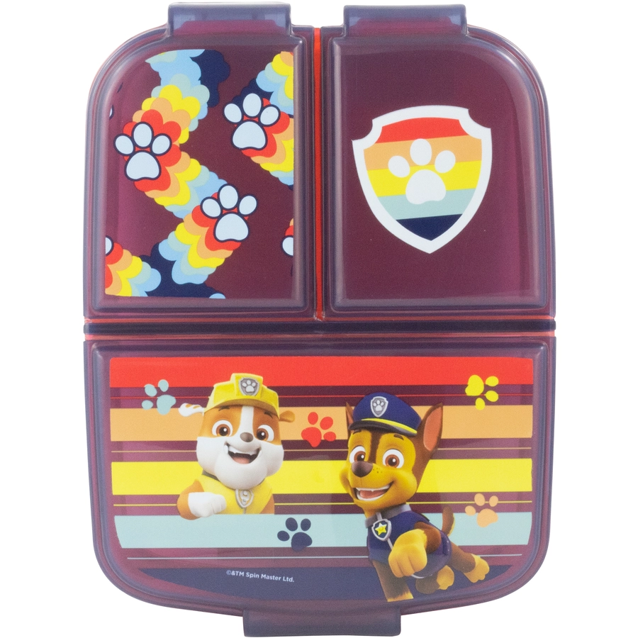 p:os Brotdose Paw Patrol, Boy, dreigeteilt