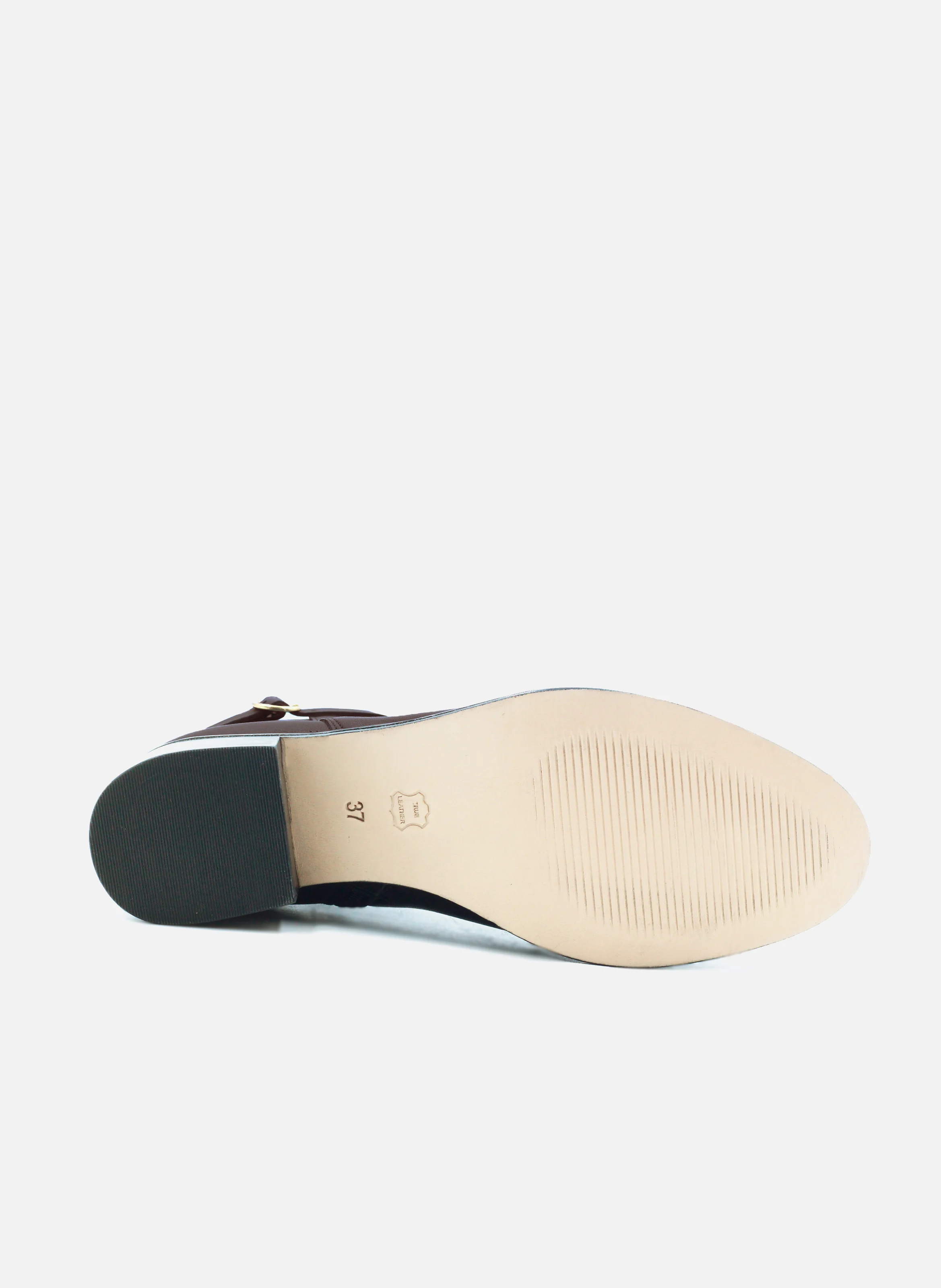 Bottines cavalières cuir lisse | Rouge