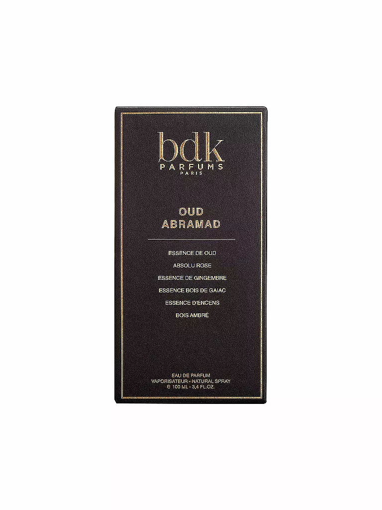 BDK Oud Abramad Eau de Parfum Natural Spray 100ml keine Farbe