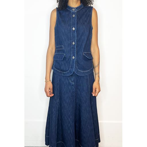 Project AJ117 Passion Denimvest, Indigo, XS
