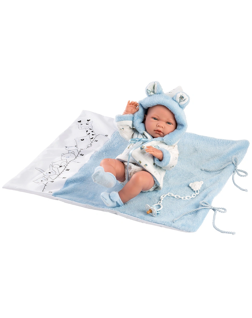 Badepuppe NICO (40cm) in hellblau