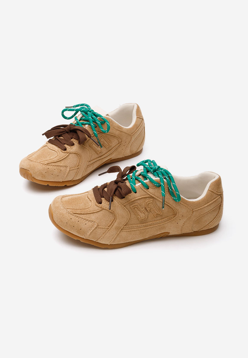 Baskets pour femme kaki Sheila